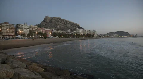 Alicante beach Stock Footage 43301636