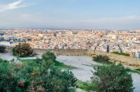 Alicante city view Stock Photos