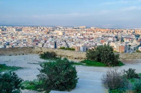 Alicante city view Stock Photos