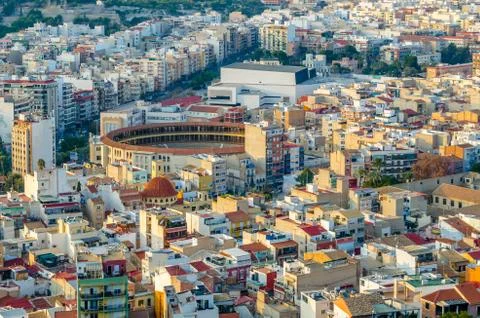 Alicante city view Stock Photos