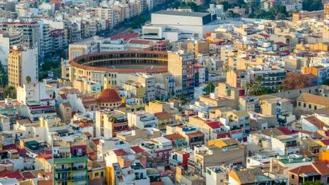 Alicante city view Stock Photos