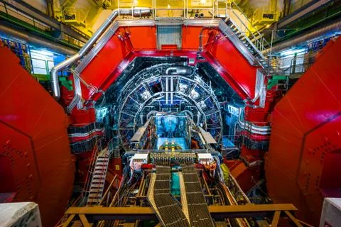 ALICE detector experiments Stock Photos