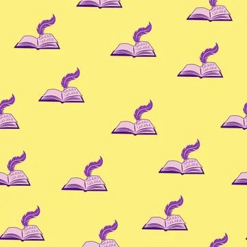 Alice in Wonderland seamless pattern イラスト素材