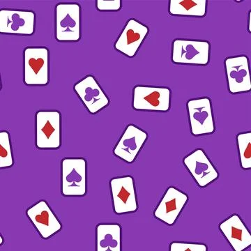Alice in Wonderland seamless pattern Stock Illustration
