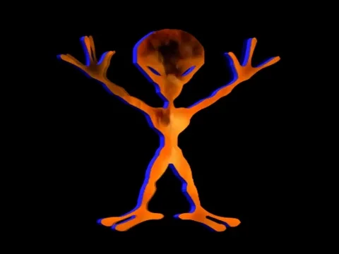 Alien 2 Fire Stock Footage 107180423