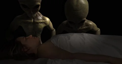 Alien Abduction Stock Footage 155082640