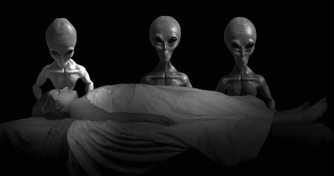 Alien Abduction Stock Footage 155132411