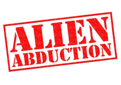 Alien Abduction Illustrazione stock