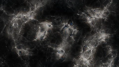 Alien abstract background flowing, 4K chemical motions, dynamic effects of a qua 스톡 동영상 240971355