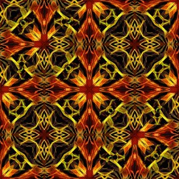 Alien Abstract Geometric Pattern Stockillustratie
