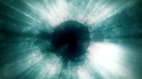 Alien active black hole, alien space environment Stock Footage 198294536