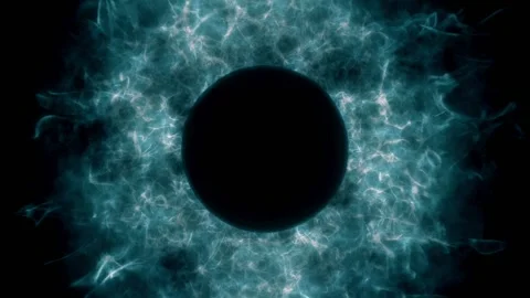 Alien active black hole, alien space environment 库存影片 198294687