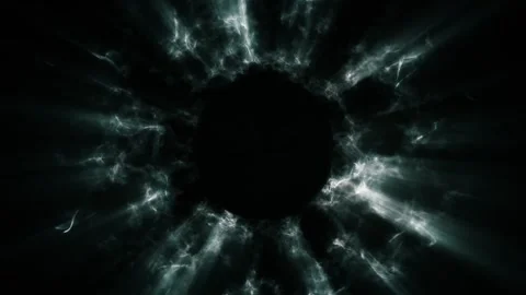 Alien active black hole, fluid animation Stock-Footage 198295100