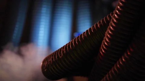 Alien Arrival Steamy Tubes Stock Footage 134571475