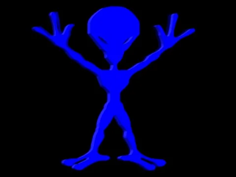 Alien Blue Colors 03 Stock Footage 107178824