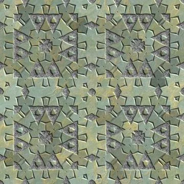 Alien bricks with soft colors Stock Photos
