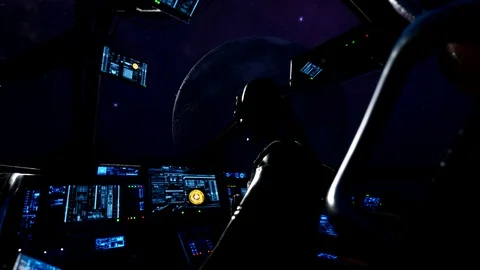 Alien captain prepares fleet for renewed... | Stock Video | Pond5