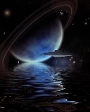 Alien Craft Stock Illustration