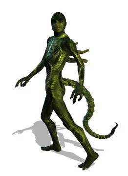 Alien Creature Stock Illustration