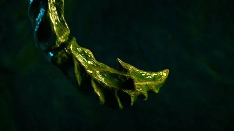 Alien Creature Tail Hangs From Above 3 Shots Stock Footage 251925895