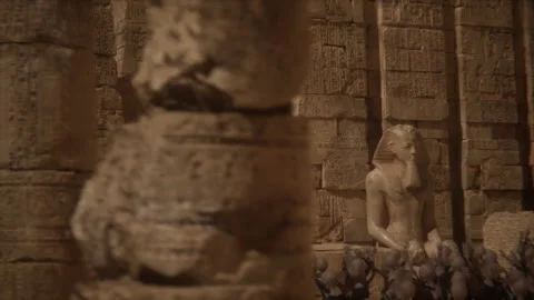 The alien crowd cheers as the mummy queen opens with a dance Stock Footage 293653447