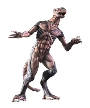 Alien Curiosity Illustrazione stock