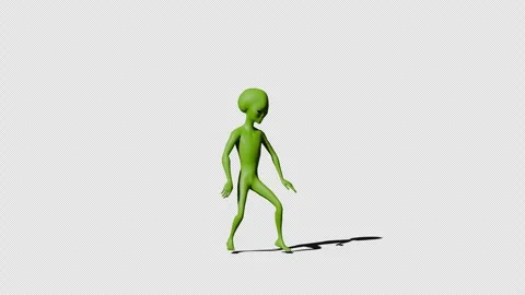 Alien Dance Stock Footage 341257167