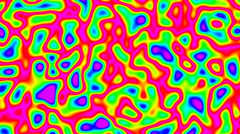 Alien Dream 1 psychedelic abstract loop Video stock 35043035