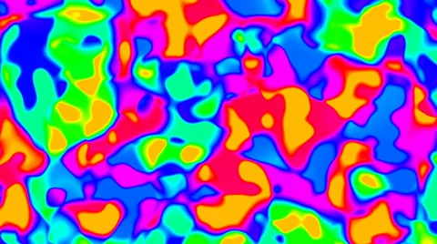 Alien Dream 11 psychedelic abstract loop slow Stock Footage 35266786