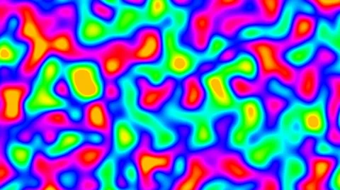 Alien Dream 2 psychedelic abstract loop Stock Footage 35041566