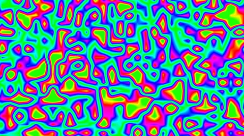 Alien Dream 3 psychedelic abstract loop Stock Footage 35044041