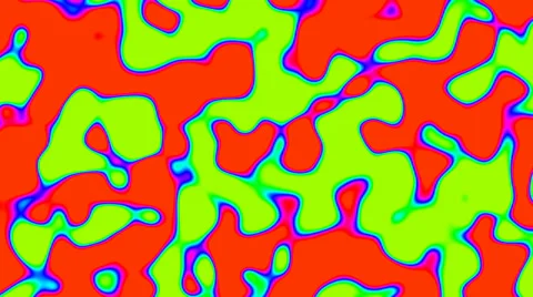 Alien Dream 5 psychedelic abstract loop Stock Footage 35041478