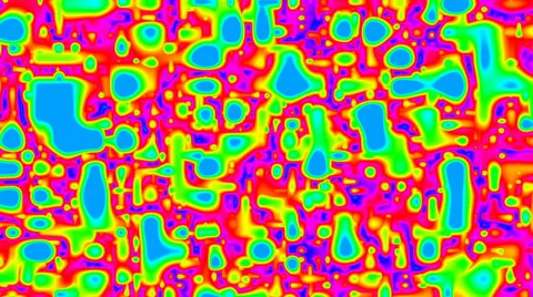 Alien Dream 6 psychedelic abstract loop slow Stock Footage 35065028