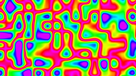 Alien Dream 9 psychedelic abstract loop Video stock 35188237
