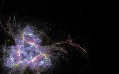 Alien energy triangle Stock Illustration