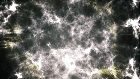 Alien environment of clouds, hallucinating a strange dream, 库存影片 198912467