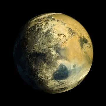 Alien Exo Planet Elements of this image furnished by NASA Stock Illustration