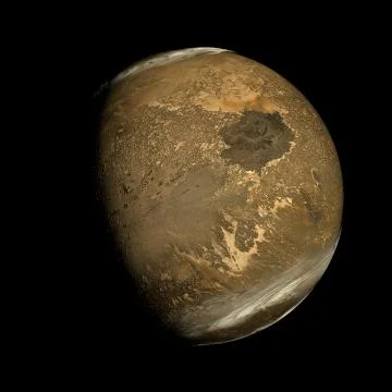 Alien Exo Planet. Elements of this image furnished by NASA Illustrazione stock