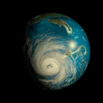 Alien Exo Planet. Elements of this image furnished by NASA Illustrazione stock