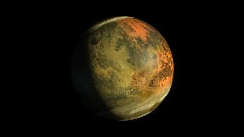 Alien Exo Planet Stock Illustration