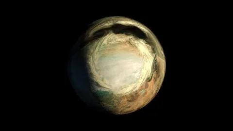 Alien Exo Planet Illustrazione stock