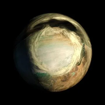 Alien Exo Planet Stock Illustration