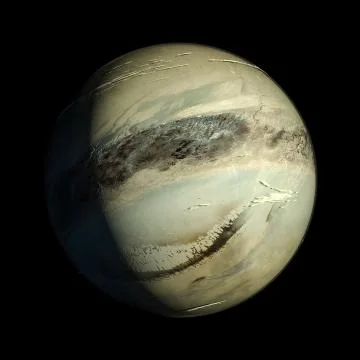 Alien Exo Planet Illustrazione stock