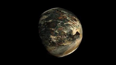 Alien Exo Planet Stock Illustration