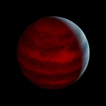 Alien Exo Planet Illustrazione stock