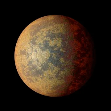 Alien Exo Planet Illustrazione stock