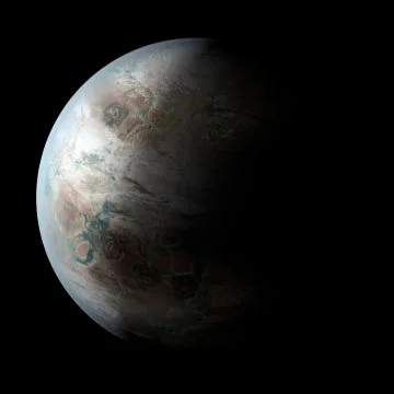 Alien Exo Planet Stock Illustration