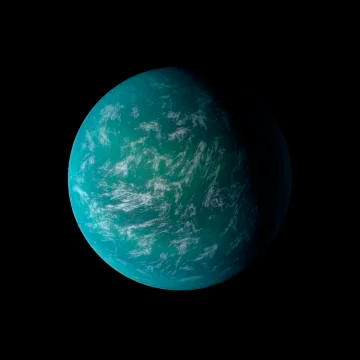 Alien Exo Planet Illustrazione stock