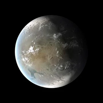 Alien Exo Planet Illustrazione stock