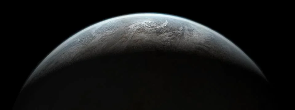 Alien Exo Planet Stock Illustration